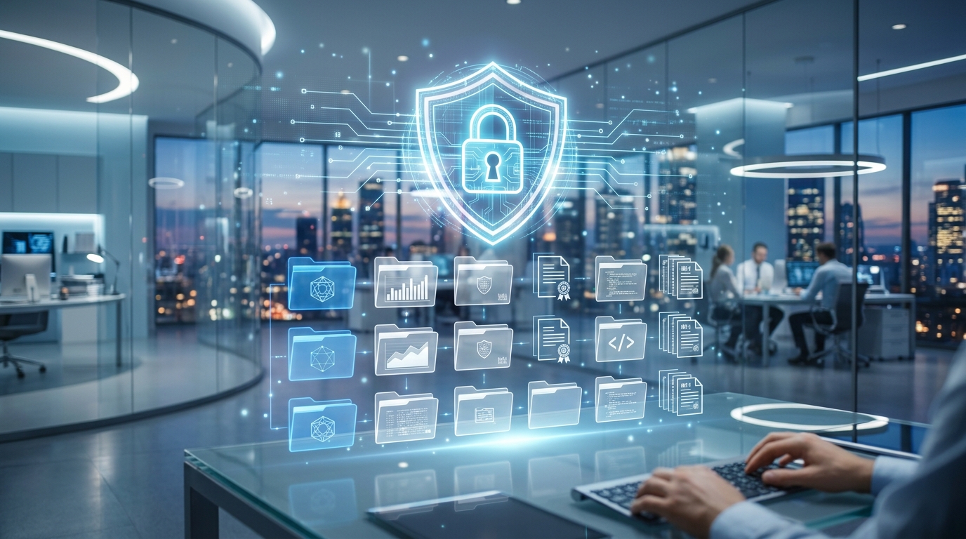 Segurança de dados e armazenamento em nuvem sob rígida conformidade regulatória.